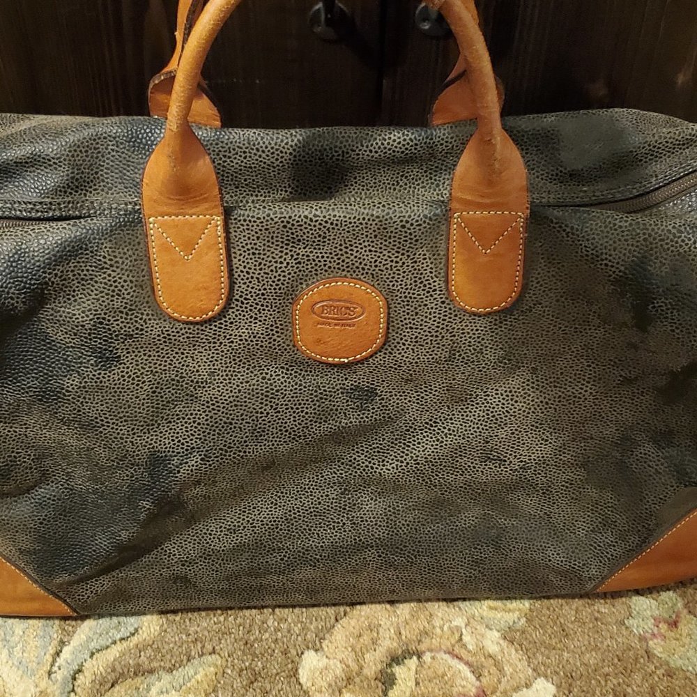 Vintage Bric's 19.5" Carry On Travel Bag - Made in Italy